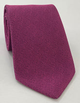 Fuchsia Mulberrywood Weave Silk Tie MWT-11